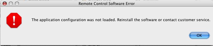 7800 Error Msg